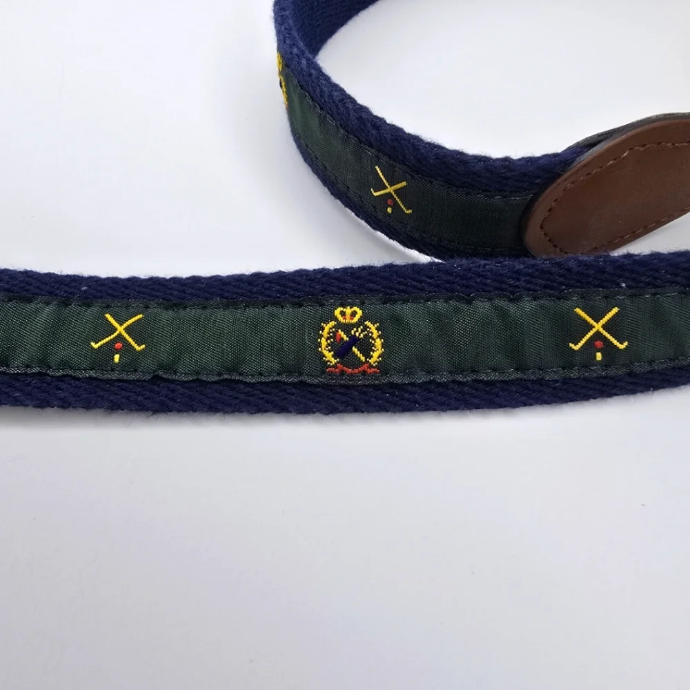 Vintage Ribco USA Boys Golf Theme Belt